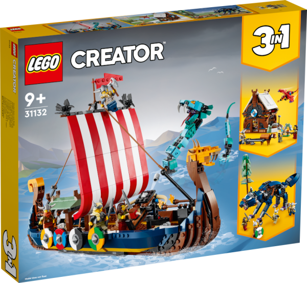 LEGO Creator Wikingerschiff mit Midgardschlange