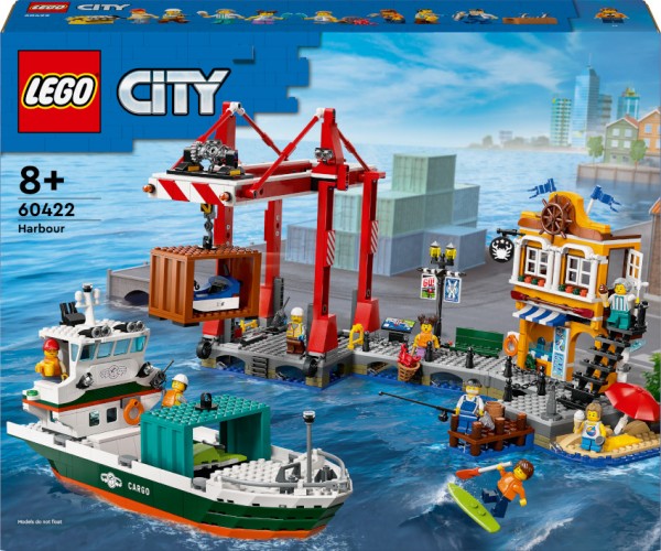 LEGO City Hafen mit Frachtschiff 60422